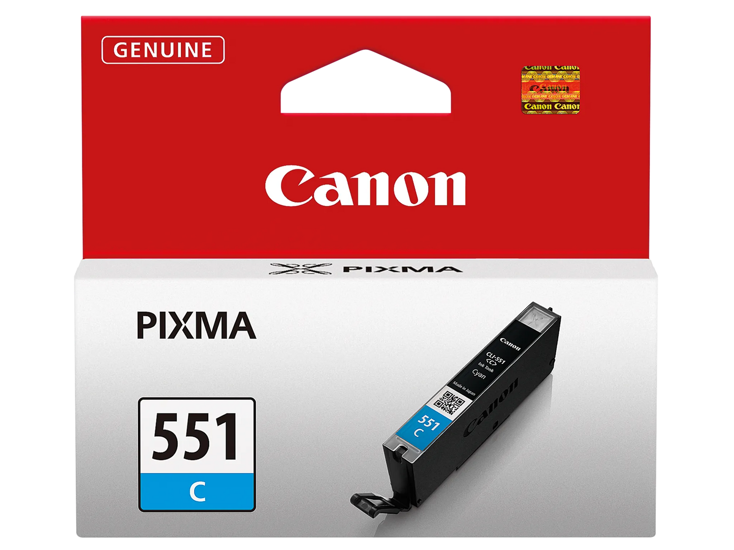 Canon CLI-551 C Cyan – Original Druckerpatrone für brillante Farbdrucke
