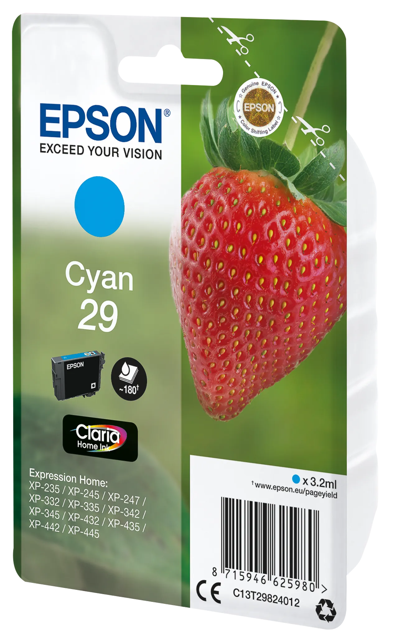 EPSON 29 / 29XL T298x / T299x Original Tintenpatronen – freie Farbauswahl