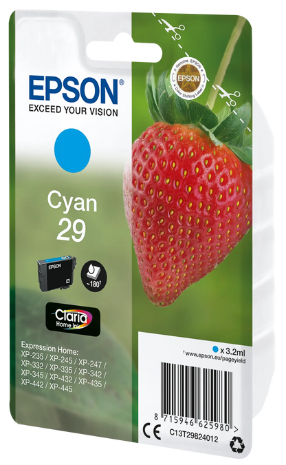 EPSON 29 / 29XL T298x / T299x Original Tintenpatronen – freie Farbauswahl
