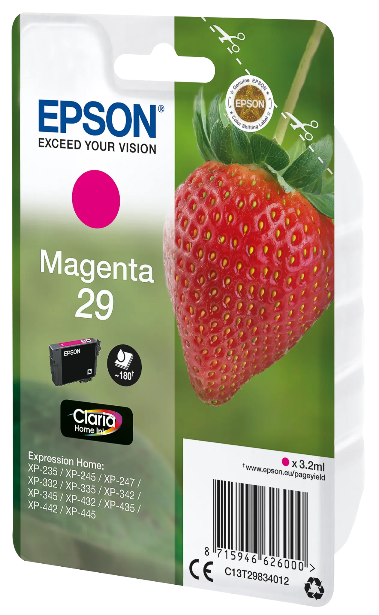 EPSON 29 / 29XL T298x / T299x Original Tintenpatronen – freie Farbauswahl