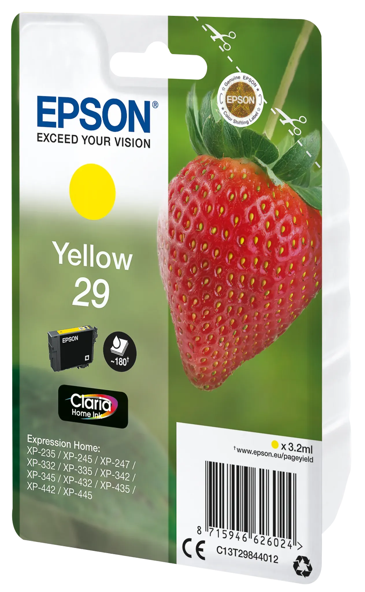 EPSON 29 / 29XL T298x / T299x Original Tintenpatronen – freie Farbauswahl