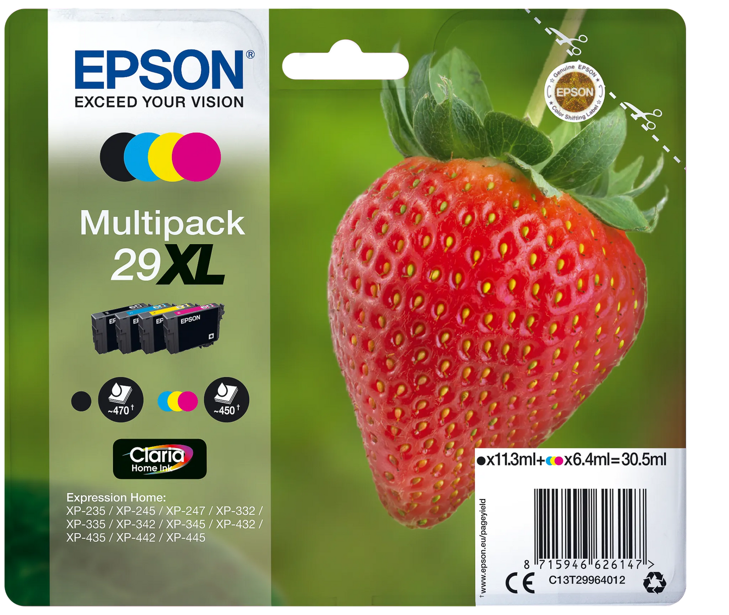 EPSON 29 / 29XL T298x / T299x Original Tintenpatronen – freie Farbauswahl