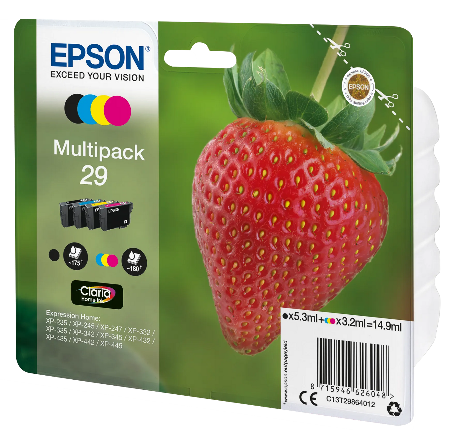 EPSON 29 / 29XL T298x / T299x Original Tintenpatronen – freie Farbauswahl
