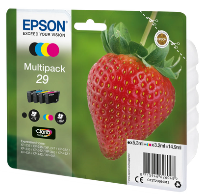 EPSON 29 / 29XL T298x / T299x Original Tintenpatronen – freie Farbauswahl