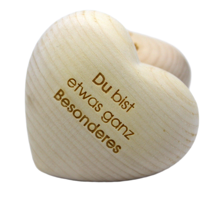 Thankgoods Swiss stone pine heart hand flatterer You are something very special